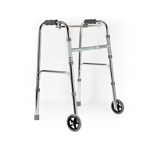 2 wheels foldable walking aids adjustable folding for patient-Great Rehab Medical