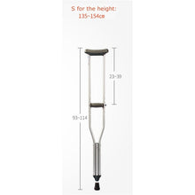 Load image into Gallery viewer, Rehabilitation lightweight adjustable aluminum alloy medical crutch for disabled people-Great Rehab Medical
