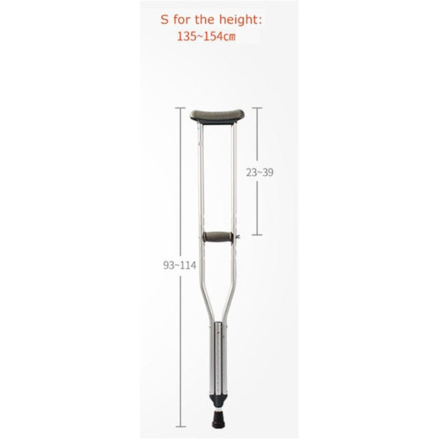 Rehabilitation lightweight adjustable aluminum alloy medical crutch for disabled people-Great Rehab Medical