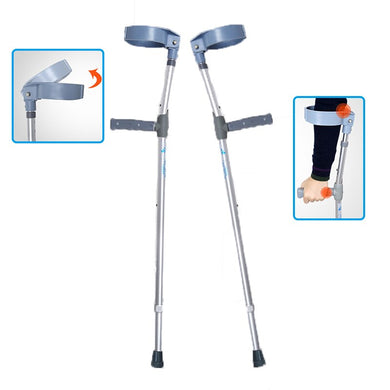 Comfortable adjustable elbow crutch aluminum walker underarm walking aids-Great Rehab Medical