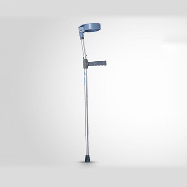 Medical aluminum alloy crutch with handgrip adjustable elbow support crutches-Great Rehab Medical