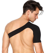 Load image into Gallery viewer, Adjustable Breathable Shoulder Support Bandage Protector Brace Joint Pain Injury Shoulder Strap Black Bandage Men/Women-Great Rehab Medical
