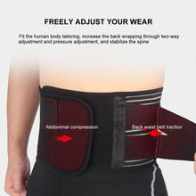 Load image into Gallery viewer, Self-heating Adjustable Waist Support Fitness Belt Waist Spine Back Brace Posture Corrector Belt Pain Relief-Great Rehab Medical
