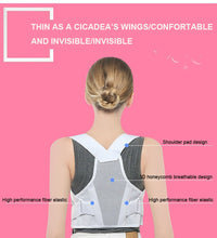 Load image into Gallery viewer, Adjustable Adult student back posture correction belt, Posture Correction, Spine, Back, Shoulder, Waist Support Belt-Great Rehab Medical
