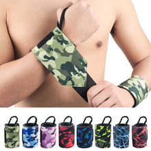 Load image into Gallery viewer, 1Pcs Camouflage Sports Wrist Weightlifting Wrist Wrapping Support Fitness Sport Wristbands Anti-Sprain Power Bandage-Great Rehab Medical
