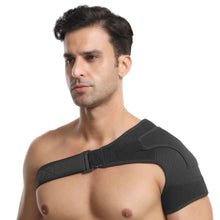 Load image into Gallery viewer, Breathable Adjustable Left/Right Shoulder Support Bandage Protector Gym Sports Single Shoulder Support Brace Guard Strap-Great Rehab Medical
