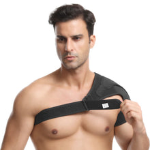 Load image into Gallery viewer, Breathable Adjustable Left/Right Shoulder Support Bandage Protector Gym Sports Single Shoulder Support Brace Guard Strap-Great Rehab Medical
