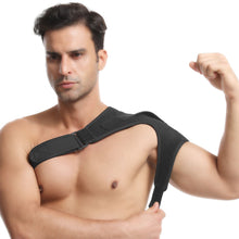 Load image into Gallery viewer, Breathable Adjustable Left/Right Shoulder Support Bandage Protector Gym Sports Single Shoulder Support Brace Guard Strap-Great Rehab Medical
