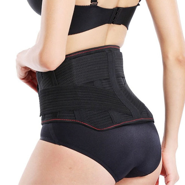 Pad Slimming Fitness Belt Magnetic Tourmaline Bone Self-heating Waist Lumbar Support Belt Back Brace Posture Corrector Belt-Great Rehab Medical