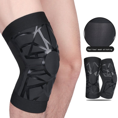 1 Pcs Elastic Sports Knee Pads Compression Anti-Collision Protection Patella Outdoor Basketball Football Mountaineering Riding-Great Rehab Medical