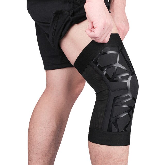 1 Pcs Elastic Sports Knee Pads Compression Anti-Collision Protection Patella Outdoor Basketball Football Mountaineering Riding-Great Rehab Medical