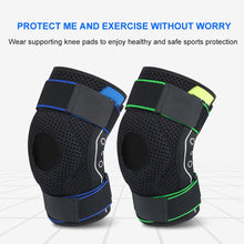 Load image into Gallery viewer, Adjustable knee pads, folding two-way support aluminum belt, sports knee pads, used for running, basketball, volleyball-Great Rehab Medical
