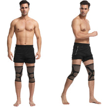 Load image into Gallery viewer, 1Pair Copper Nylon Protective Knee Brace Support Non-slip Sport Kneepad Brace Fitness Running Basketball Volleyball Support-Great Rehab Medical
