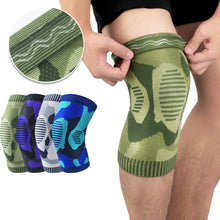 Load image into Gallery viewer, 1 Pcs Elastic Sports Knee Pads Camouflage Knitted Non-Slip Compression Leg Guards Basketball Football Running Protects The Bones-Great Rehab Medical
