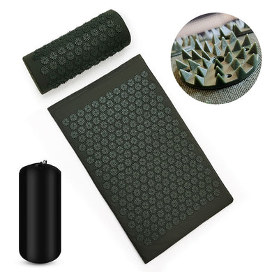 New Massager Cushion Massage Yoga Mat Acupressure Relieves Stress Relieves Body Back Pain Fitness Yoga Mat-Great Rehab Medical