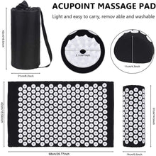 Load image into Gallery viewer, Acupuncture Mat Massager Cushion Massage Yoga Mat Relieve Stress Back Body Pain Body Massage Pillow Cushion with bag massage mat-Great Rehab Medical
