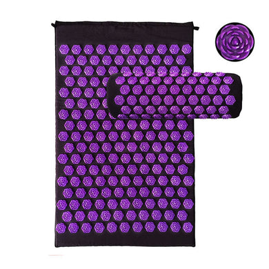 Lotus Spike Acupressure Mat Massage Yoga mat Relieve Stress Pain Mat Relief Stress Body Massage Mat Massage Pillow-Great Rehab Medical