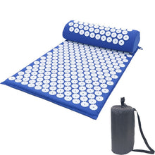 Load image into Gallery viewer, Massage Cushion Yoga Acupressure Mat Acupressure Relieve Stress Back Neck Body Pain Acupuncture Mat Massage Mat with Pillow-Great Rehab Medical
