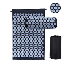 Load image into Gallery viewer, Massager Cushion Acupuncture Massage Yoga Mat with Pillow Relieve Stress Back Body Pain Spike Mat Acupuncture Mat-Great Rehab Medical
