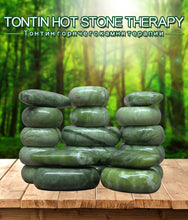 Load image into Gallery viewer, Tontin Jade glaze hot stone massage Set massager back massageador Health Care stones for massage spine basalt lava stone spa-Great Rehab Medical
