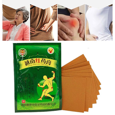 24pcs/3bags Red Tiger Balm Muscle Relaxation Capsicum Curative Plaster Joint /Neck Pain Relief Plaster Medical Plaster Z08014-Great Rehab Medical