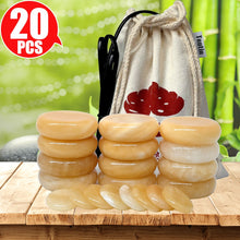 Load image into Gallery viewer, Hot stone yellow jade massage Relieve Stress Back Pain Health Care Acupressure Stones for Healthcare stone massage set-Great Rehab Medical
