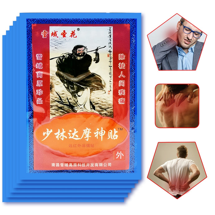 48pcs Chinese Shaolin Medical Plaster For Joint Back Or Neck Pain Tiger Balm Curative Patch Kneeling At Arthritis Z08055-Great Rehab Medical