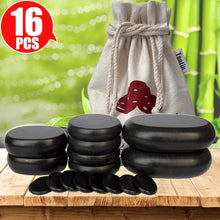 Load image into Gallery viewer, Tontin big size Hot Stone Massage Set Relieve Stress Back Pain Health Care Acupressure Lava Basalt Stones for Healthcare-Great Rehab Medical
