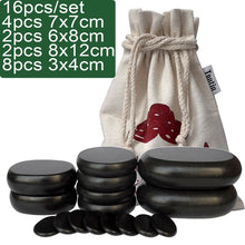 Load image into Gallery viewer, Tontin big size Hot Stone Massage Set Relieve Stress Back Pain Health Care Acupressure Lava Basalt Stones for Healthcare-Great Rehab Medical
