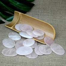 Load image into Gallery viewer, 6PCS Spa Rose quartz Stone Beauty Stones Massage Natural Stone Hot Relieve Stress RELAX jade massage set toe massage-Great Rehab Medical
