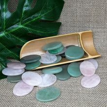 Load image into Gallery viewer, 6PCS Spa Rose quartz Stone Beauty Stones Massage Natural Stone Hot Relieve Stress RELAX jade massage set toe massage-Great Rehab Medical
