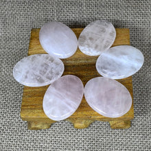 Load image into Gallery viewer, 6PCS Spa Rose quartz Stone Beauty Stones Massage Natural Stone Hot Relieve Stress RELAX jade massage set toe massage-Great Rehab Medical
