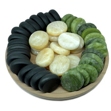 Load image into Gallery viewer, 4PCS Spa Rock Basalt Stone Beauty Stones Massage Lava Natural Stone Hot backache relief RELAX jade massage set hot stone 5x6cm-Great Rehab Medical
