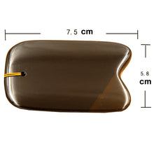 Load image into Gallery viewer, 5A grade Original Si Bin brown color Bian stone massage guasha kit beauty face plate gua sha 100% original-Great Rehab Medical

