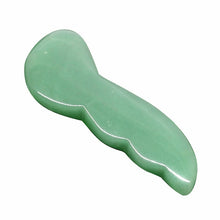 Load image into Gallery viewer, Hot Massage Tool Guasha Board Natural green jade scraping plate scraper stone massager thin slimming face v-line beauty-Great Rehab Medical
