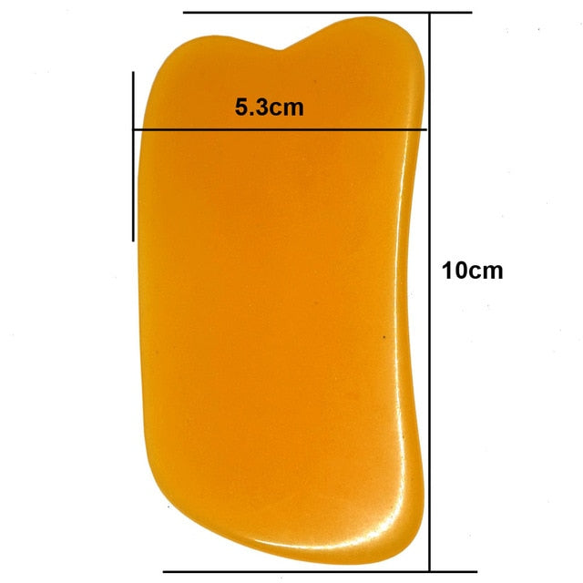 Resin Beeswax Massage Scraping Facial Back Neck Massager Massage Comb Health Relaxed Anti-cellulite-Great Rehab Medical