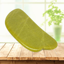 Load image into Gallery viewer, Tontin natural Green stone Slimming Lifting Tool Natural Massage Roller Stone Skin Massage Beauty Care GUASHA scraper home-Great Rehab Medical
