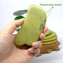 Load image into Gallery viewer, Tontin natural Green stone Slimming Lifting Tool Natural Massage Roller Stone Skin Massage Beauty Care GUASHA scraper home-Great Rehab Medical
