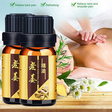 Load image into Gallery viewer, 10ml Ginger essential oil body massage dampness therapy relieve pain anti-aging lymphatic detoxification body massage oil-Great Rehab Medical
