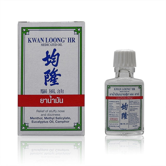 3ml Thailand Tiger Balm oil For Cold Headache Stomachache Dizziness Insect Stings Essential Balm relief of stuffy nose refresh-Great Rehab Medical