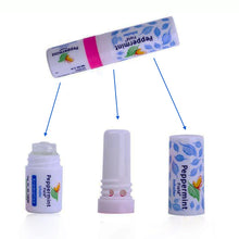 Load image into Gallery viewer, Thailand Mint Cylinder Nasal Inhaler Refresh Brain Anti Fatigue Cure Stuffy Nose Rhinitis Nasal Aspirator-Great Rehab Medical
