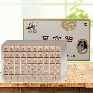 600 pcs Magnets Plated Seeds Sticker Paste Bean Ear massage seed for Acupoint Therapy Auricular Acupuncture-Great Rehab Medical