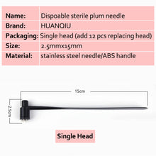 Load image into Gallery viewer, Plum needle therapy Relieve dysmenorrhea insomnia Sterile seven star plum blossom skin needles with double heads-Great Rehab Medical
