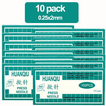 Load image into Gallery viewer, 100Pcs/box Press Needles Ear Acupuncture Needle Disposable Chinese Acupuncture Therapy For Ears-Great Rehab Medical
