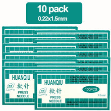 Load image into Gallery viewer, 100Pcs/box Press Needles Ear Acupuncture Needle Disposable Chinese Acupuncture Therapy For Ears-Great Rehab Medical
