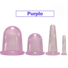 Load image into Gallery viewer, 4pcs/kit Jar for Massage Body Cups Silicone Vacuum Cupping Ventosas Ventouse vacuum bank Weight massage Cupping Apparatus-Great Rehab Medical
