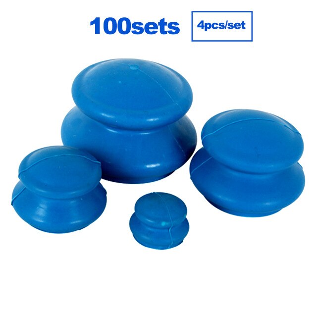 400pcs/lot Rubber Jar for Massage Body Cups Vacuum Cupping Ventosas vacuum bank Weight massage Cupping Apparatus vacuum cans-Great Rehab Medical