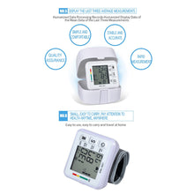 Load image into Gallery viewer, LCD Digital Wrist Blood Pressure Monitor Meter Automatic Tonometr BP Measurement Presion Arterial Tensiometro Sphygmomanometer-Great Rehab Medical
