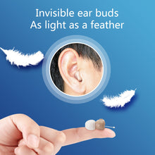 Load image into Gallery viewer, Super Mini Ear Hearing Aids Invisible Hearing Device for The Elderly Ear Sound Amplifier Adjustable Wireless Hearing Amplifier-Great Rehab Medical
