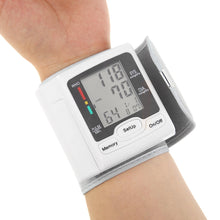 Load image into Gallery viewer, Portable Wrist BP Blood Pressure Monitor Meter Pulse Rate Heart Beat Rate Device Machine Equipment Tonometer BP Sphygmomanometer-Great Rehab Medical
